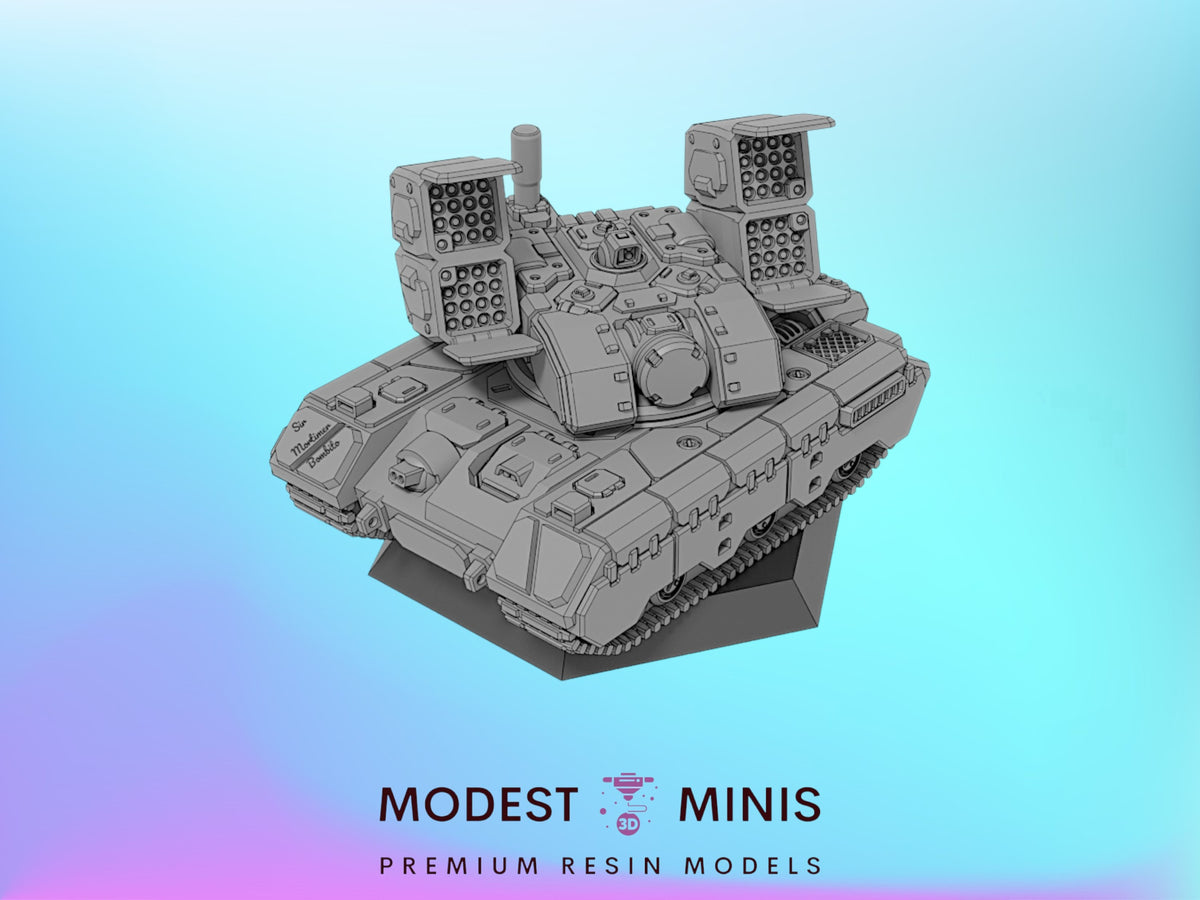 Modest Scale Gobo MBT Tank | 1:265 | 285 | 6mm Battletech Scale | – Modest Minis Studio