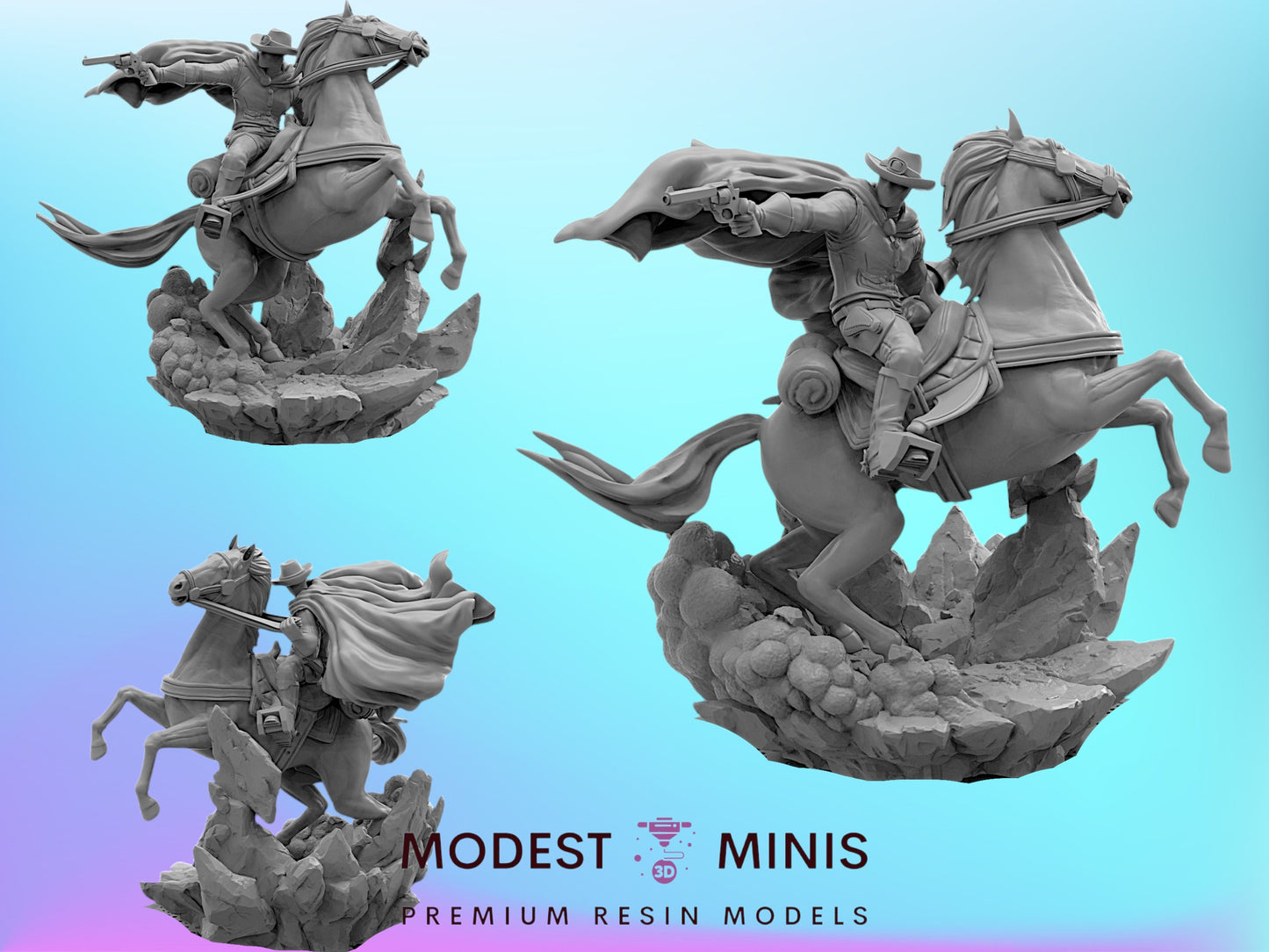 Phantom Rider | 32mm - 40mm Mini | Crisis Protocol Proxy | Superhero | Trident