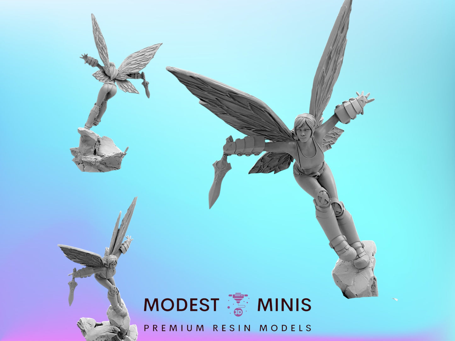 Pixie | 32mm - 40mm Mini | Crisis Protocol Proxy | Superhero | Trident