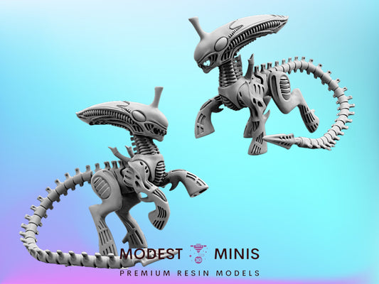 Pony Alien - Resin 3D Print Alien Miniature | RPG | Sci fi | Cyberpunk | Role Playing | DnD | Papsikel