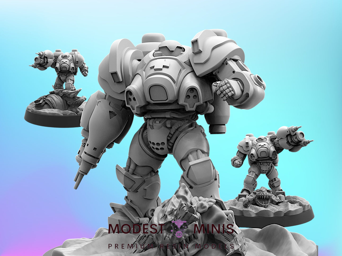 Human Power Suit Combat Medic - 32mm Scale Sci Fi Starcraft | Papsikels