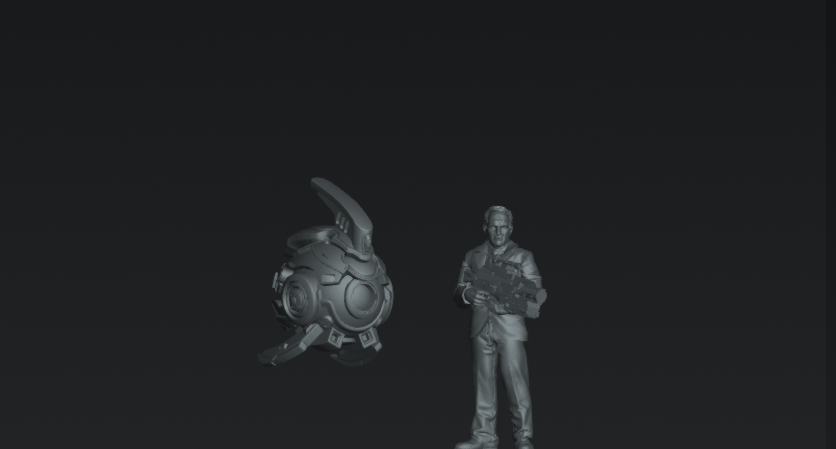 Robotic Drone Probes | 28mm+ Scale Miniature | Sci fi | Papsikels