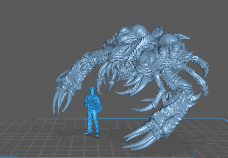 Insectoid Alien Evolved Levitating Acid Puker - 32mm Scale Sci Fi Starcraft | Papsikels