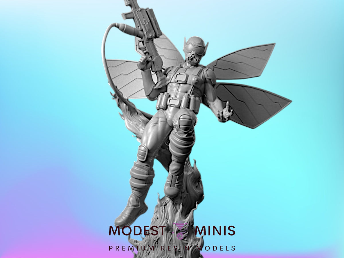 Pyromaniac Arsonist | 32mm - 40mm Mini | Crisis Protocol Proxy | Superhero | Legion