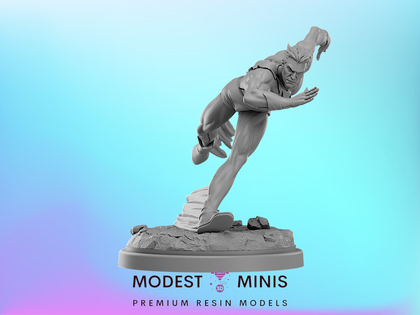 Quicksilver | 32mm - 40mm Mini | Crisis Protocol Proxy | Superhero | Hall of Heroes