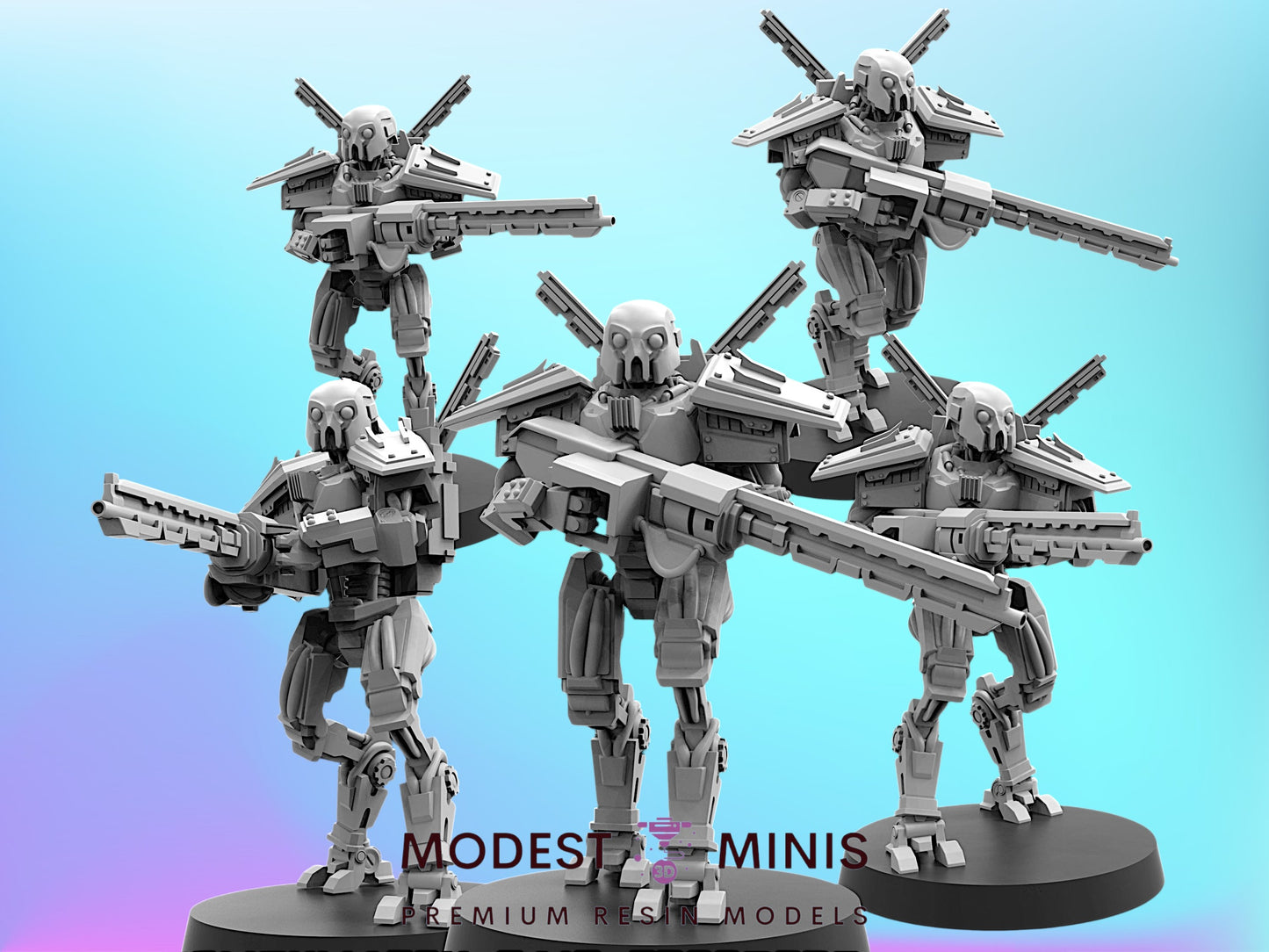 Compumaton Raid Troopers - 32mm Scale Sci Fi Helldivers Proxy | Papsikels