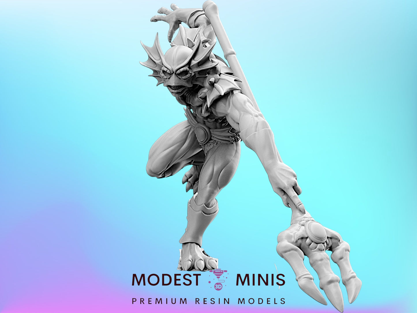 Rakhash - 28mm - 100mm DnD Miniature | He-Man | 80's Fantasy Mini - RN Estudio
