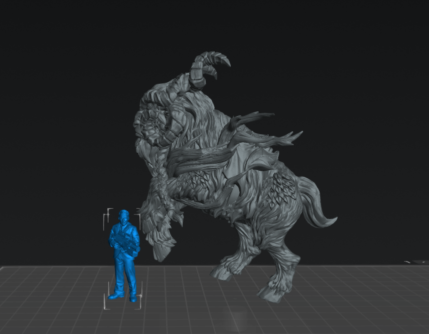 Faenarion Satyr Ram | 28mm - 75mm Scale Resin Minis | DnD | Artisan Guild Arverian Keepers