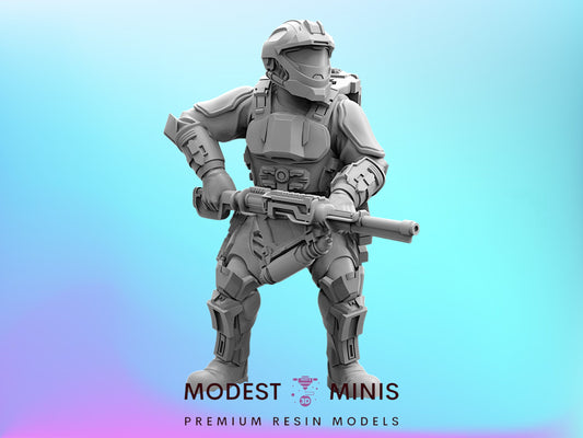 Recon Helljumper Sterilizer| 28mm - 75mm Scale Aliens Miniature | Papsikel