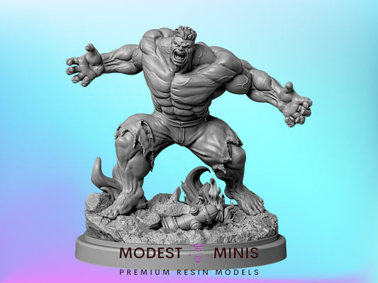 Red General | Hulk 32mm - 40mm Mini | Crisis Protocol Proxy | Superhero | Hall of Heroes