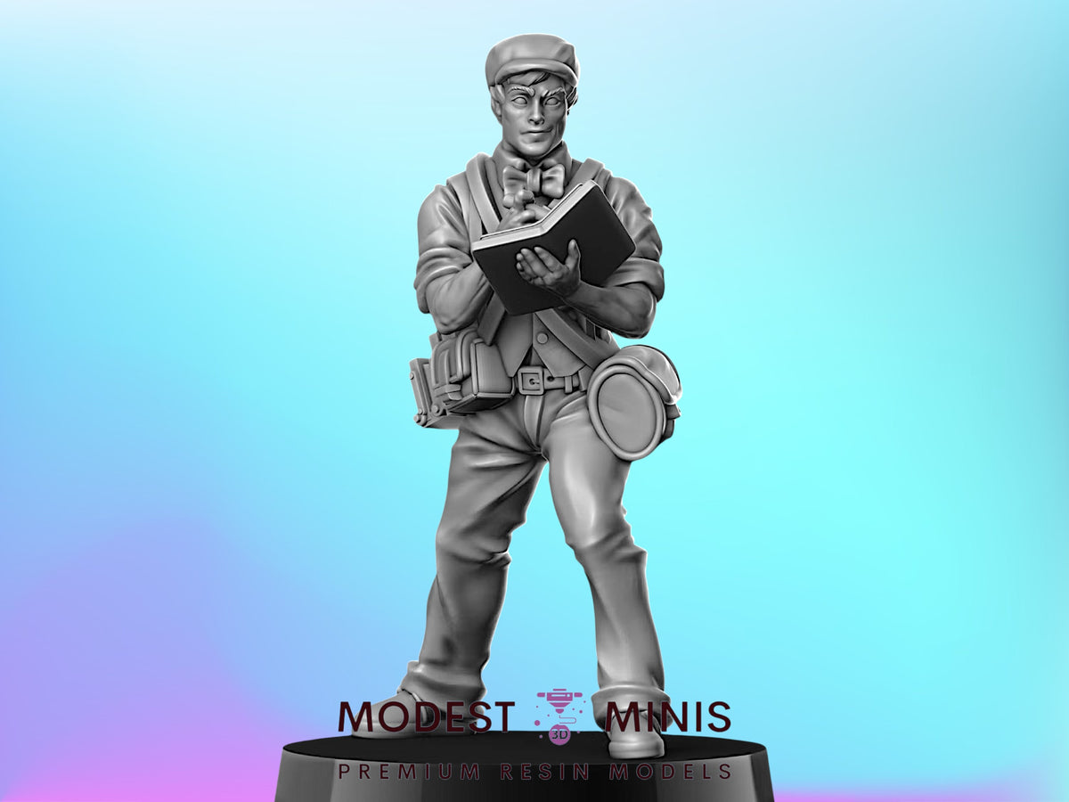 Reporter | 28mm - 100mm Mini | Cthulu Mythos | Lovecraft