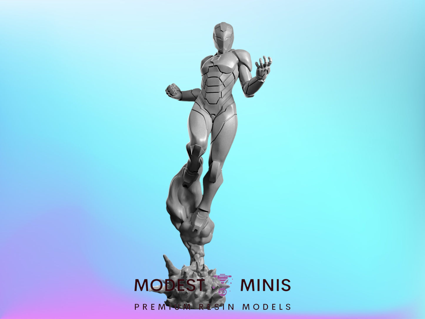 Riri Ironheart | 32mm - 40mm Mini | Crisis Protocol Proxy | Superhero | Legion