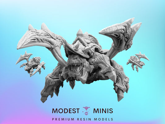 Insectoid Alien Evolved Hacker Roach - 32mm Scale Sci Fi Starcraft | Papsikels
