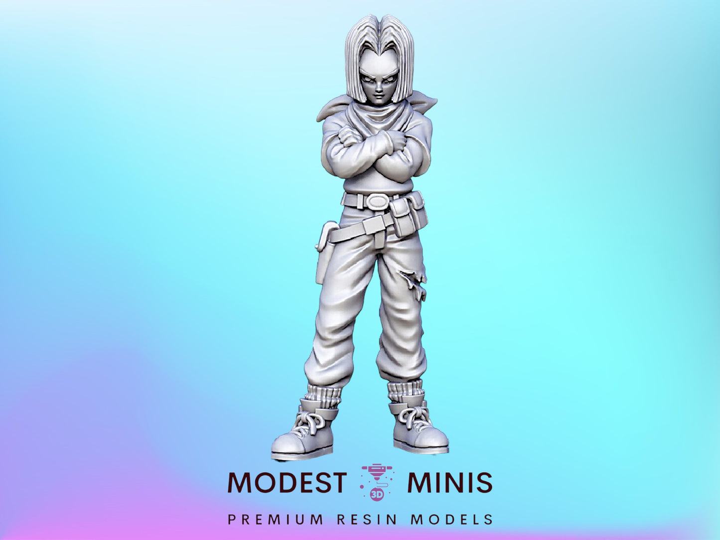 DBZ Robo Bro - 32mm Scale DnD Miniature | Anime | JRPG Mini - RN Estudio