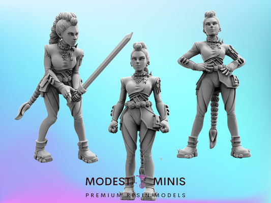 Idol Demon Hunter Rumi - 32mm Scale Cyberpunk Mini | Papsikels