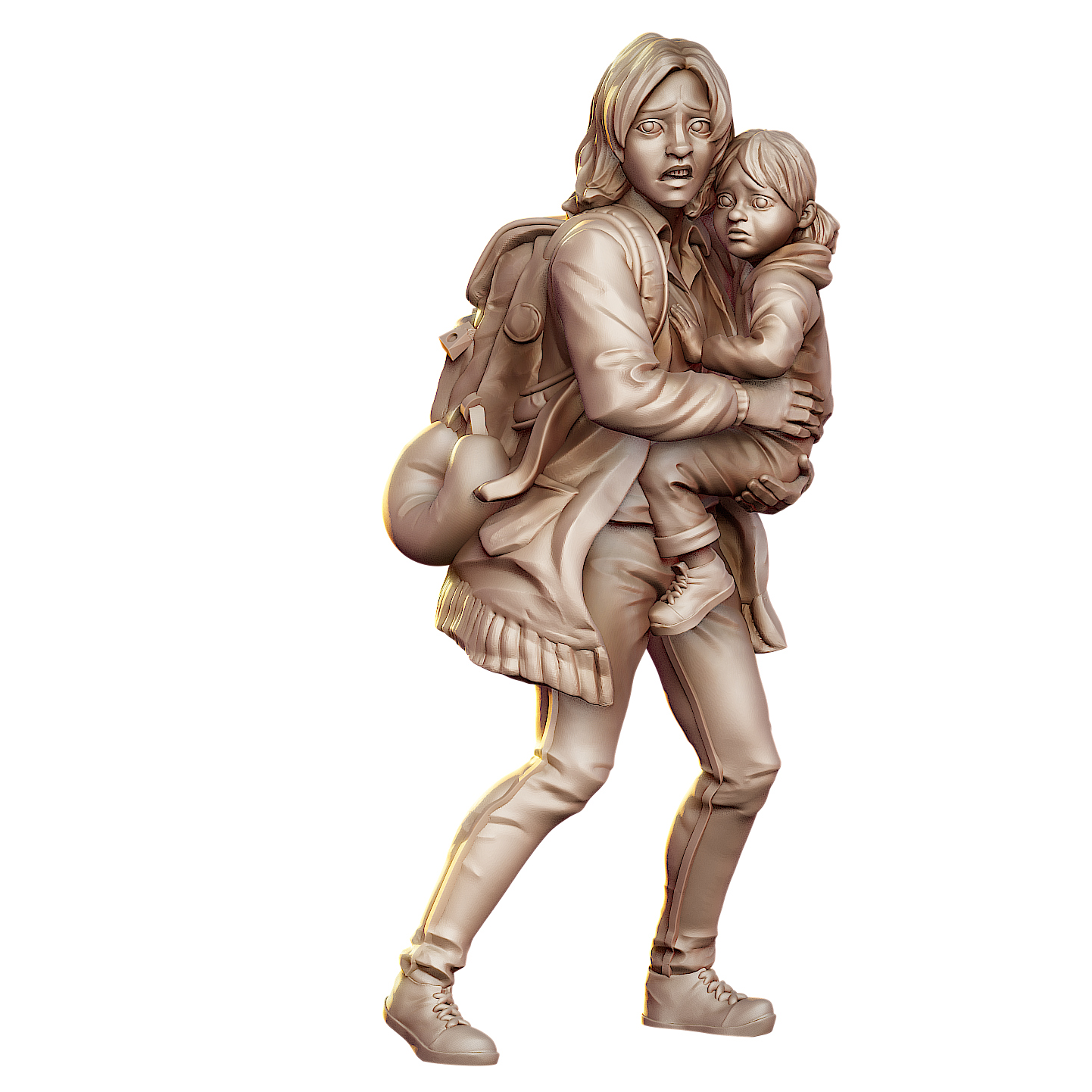Dead Terminal Zombies and Survivors | 28mm - 100mm Scale Resin Mini | Zombicide | Vaultz