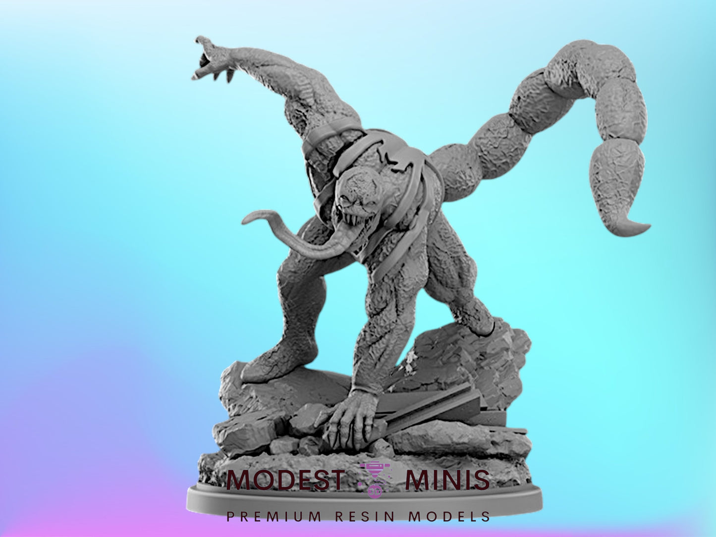 Savage Host | Venom Scorpion 32mm - 40mm Mini | Crisis Protocol Proxy | Superhero | Hall of Heroes