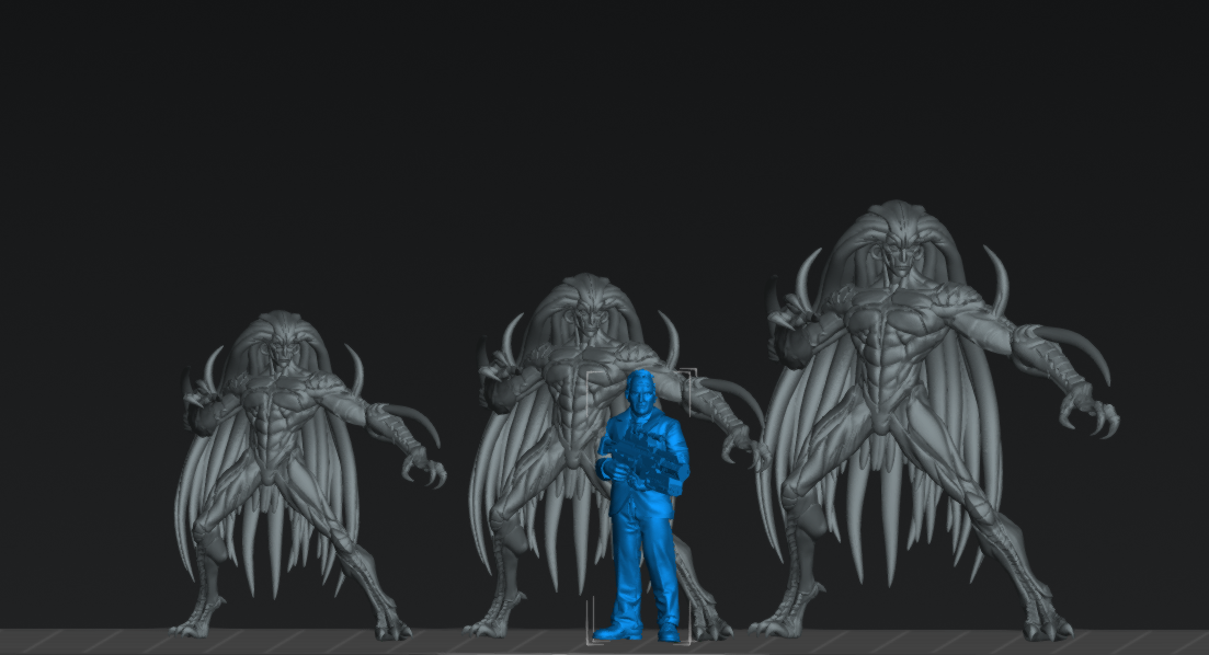 Demonic Leader Evil Doer Saylos - 32mm Scale Cyberpunk Devilman Shadowrun | Papsikels