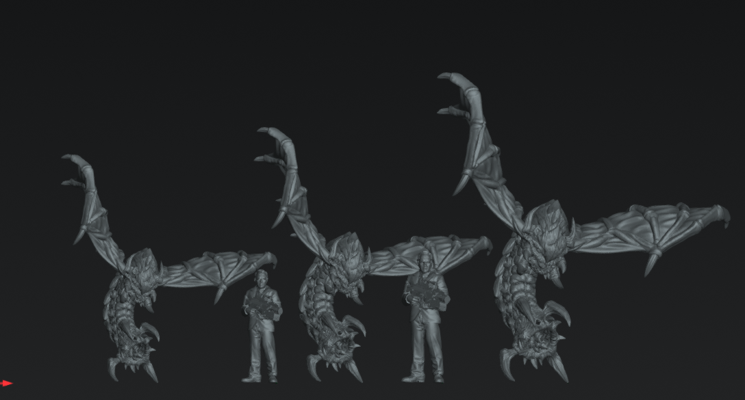 Insectoid Alien Evolved Screamers - 32mm Scale Sci Fi Starcraft Proxy | Papsikels