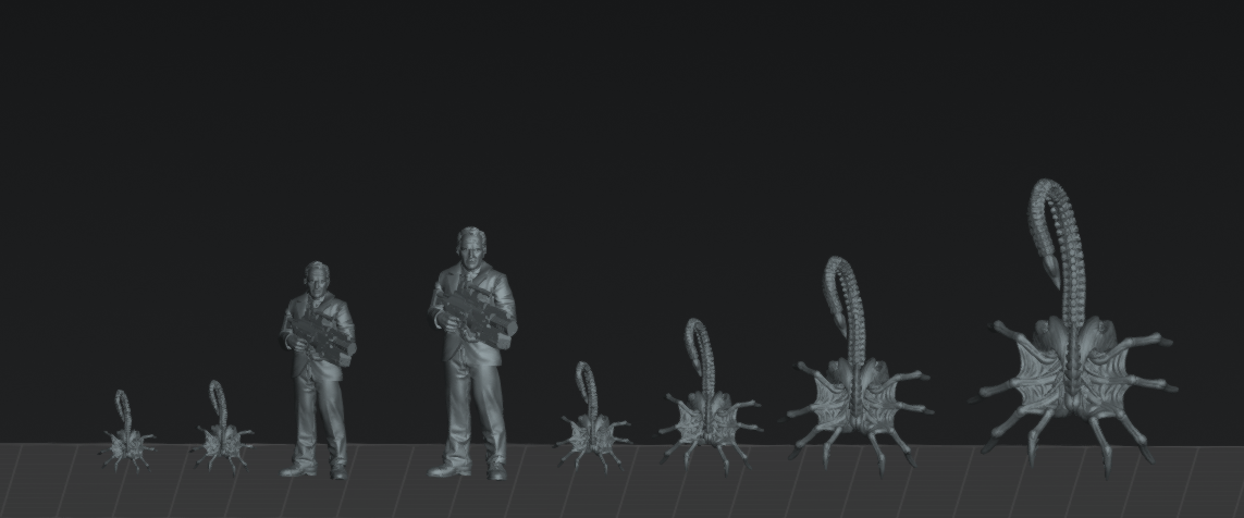 Xeno Royal Facemunchers Set of 5 -32mm Scale Cyberpunk | Papsikels