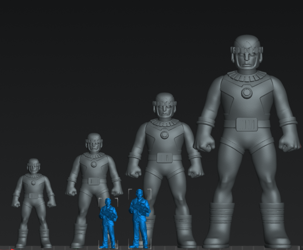 Silver Age Sentinels | 32mm - 40mm Mini | Crisis Protocol Proxy | Superhero | C27
