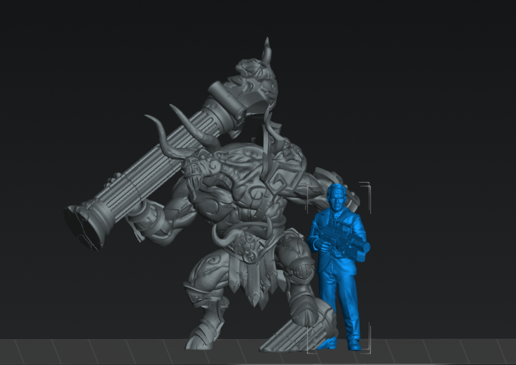Tavros Colosseum Champion  | 28mm - 75mm Scale Resin Minis | DnD | Frostgrave Artisan Minotaur