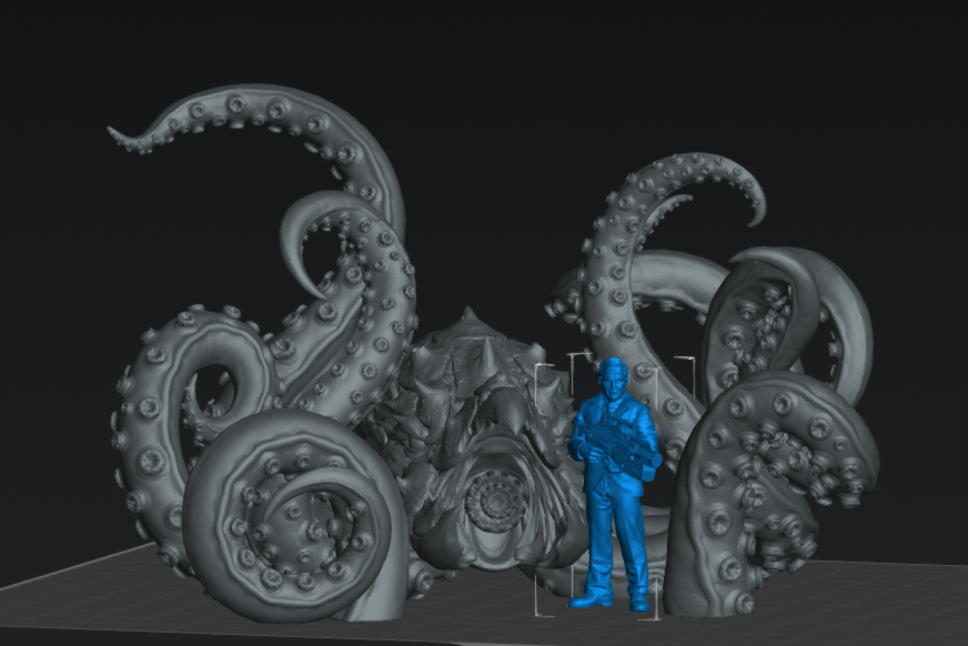 Deepmaw Kraken | 28mm - 75mm Scale Resin Minis | DnD | Frostgrave Artisan Coast Reavers