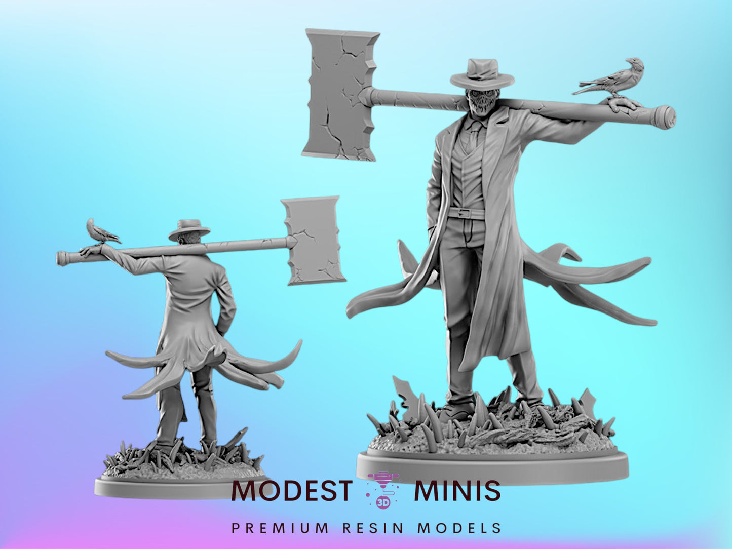 Absolute Scarecrow | 32mm - 40mm Mini | Crisis Protocol Proxy | Superhero | Hall of Heroes