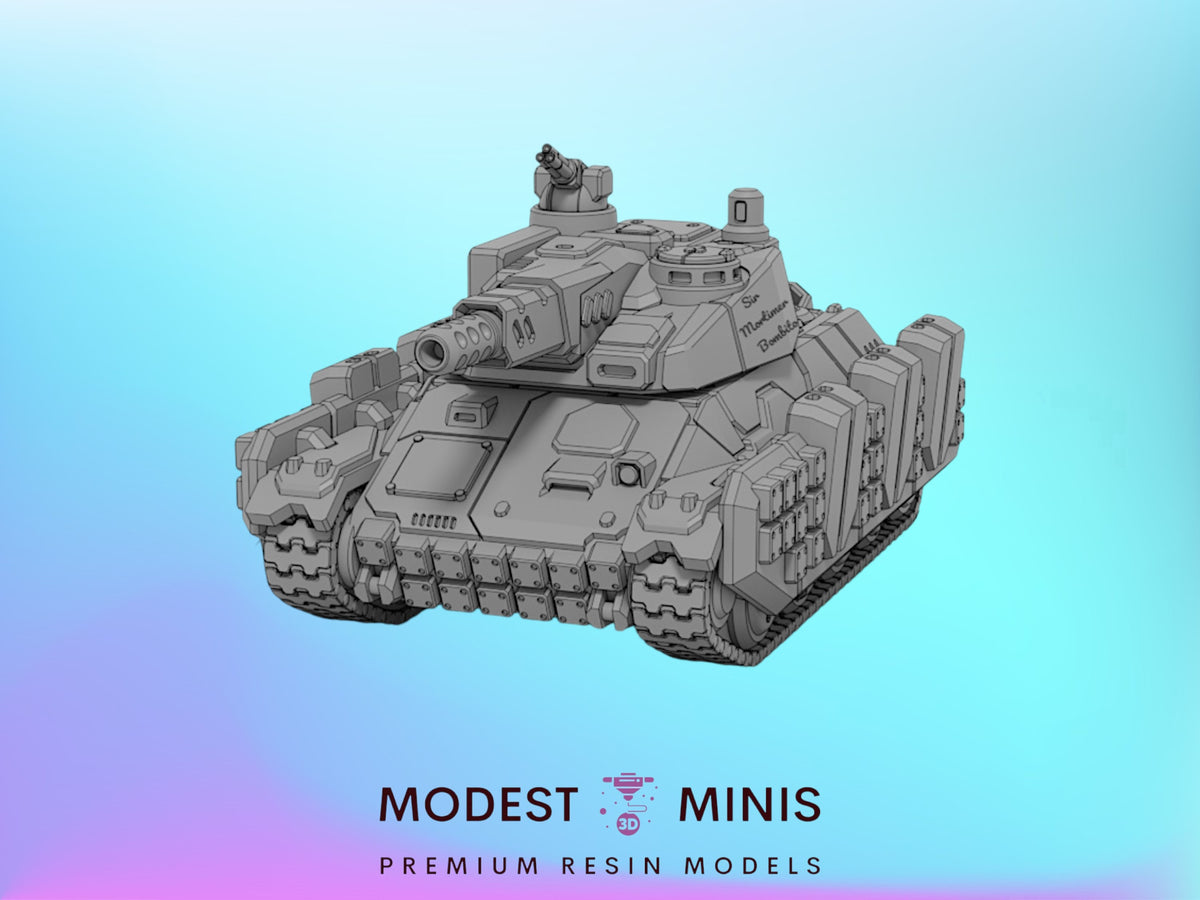 Modest Scale Gobo MBT Tank | 1:265 | 285 | 6mm Battletech Scale | – Modest Minis Studio