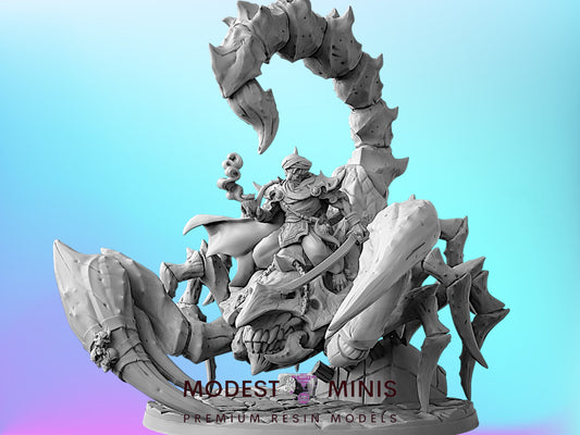 Scorpid King | 28mm - 75mm Scale Resin Minis | DnD | Artisan Guild Rakshakin Tabaxi (Copy)
