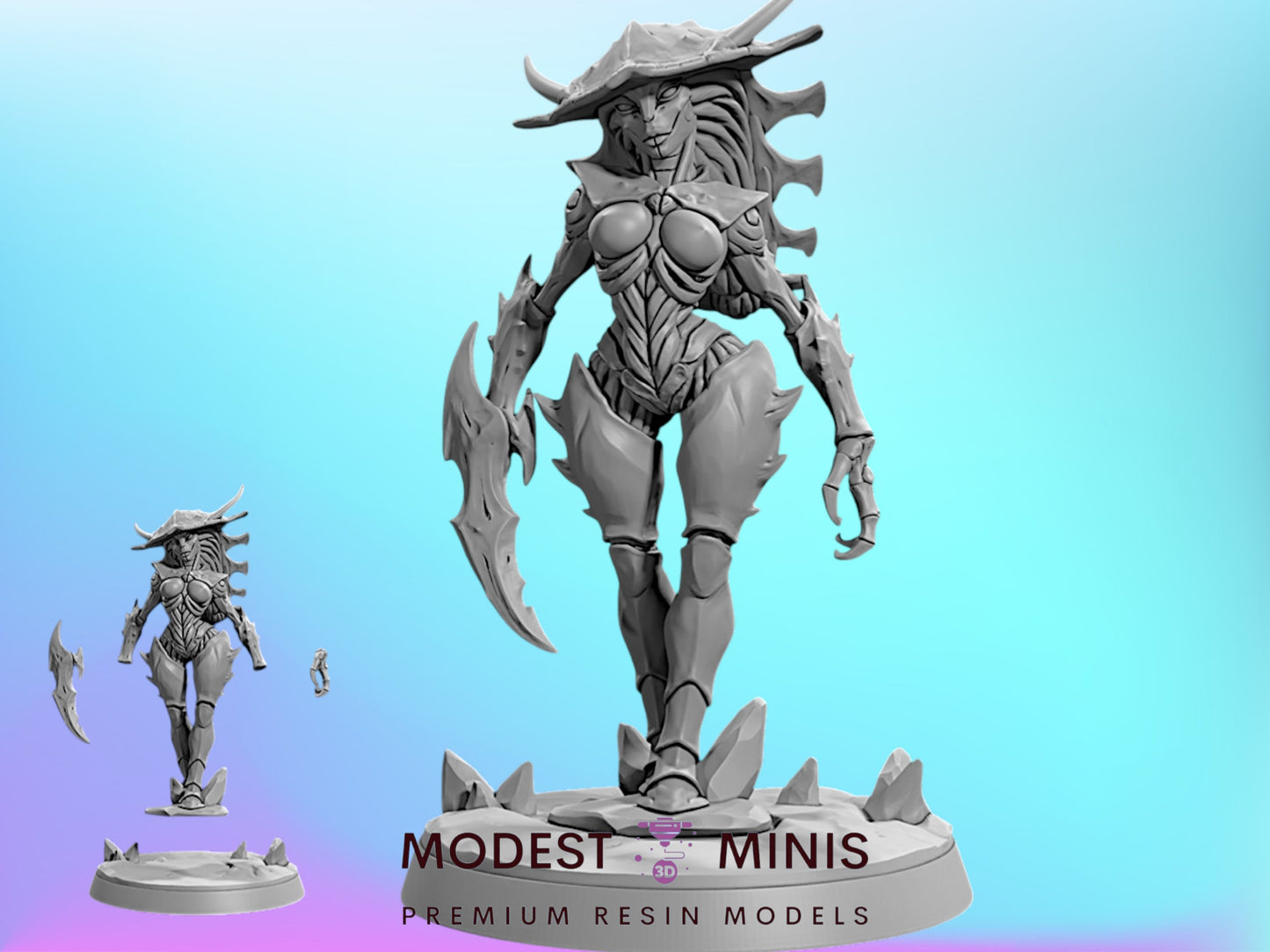 Skirra Scuttler Pinup | 28mm - 75mm Scale Resin Minis | DnD | Frostgrave Artisan Guild Brood (Copy)