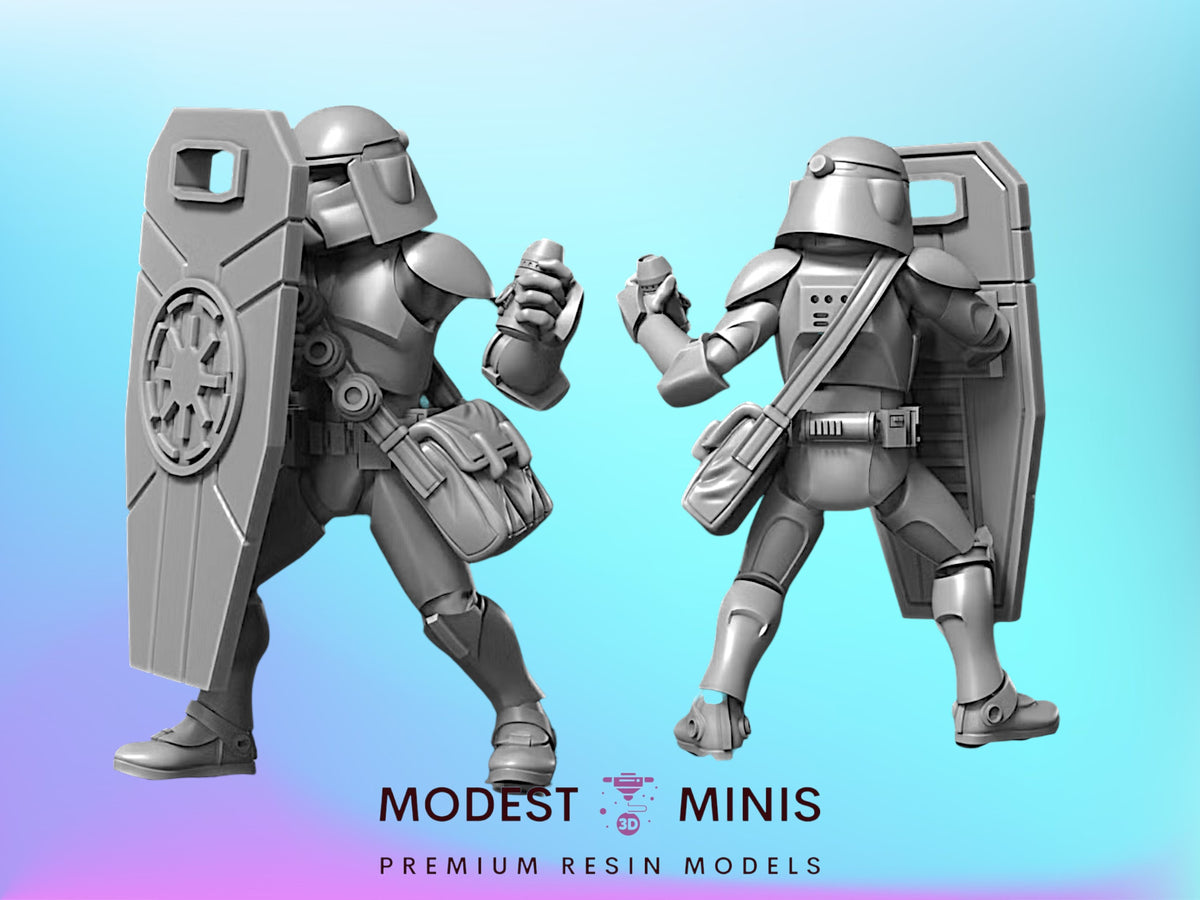 Steadfast Shield Vanguard - 28mm - 40mm Scale WB Star Wars Mini