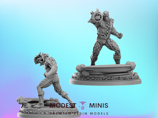 Shockwave Criminal | 32mm - 40mm Mini | Crisis Protocol Proxy | Superhero | Hall of Heroes