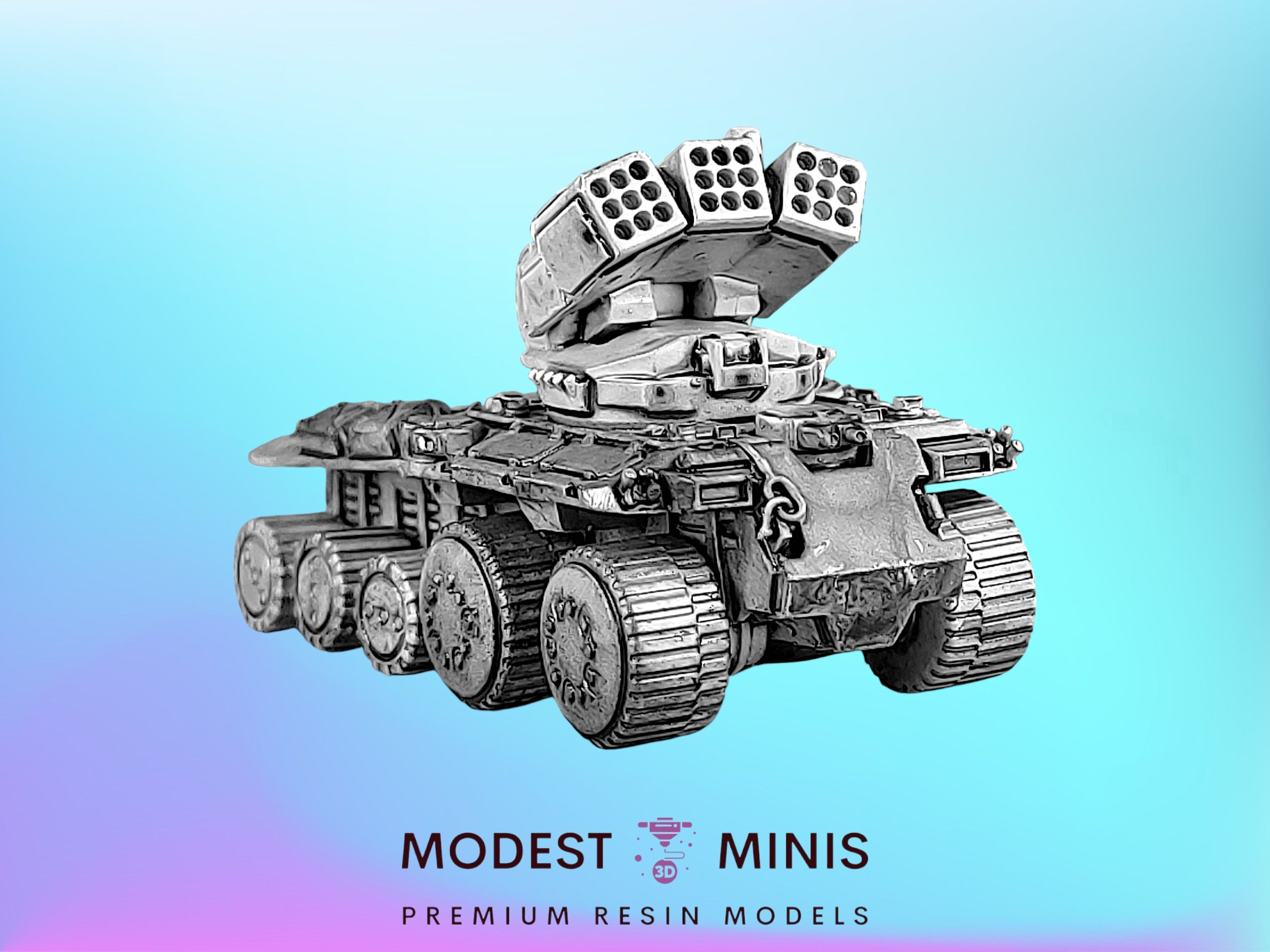 Gobo MBT Tank | 1:265 | 285 | 6mm Battletech Scale | – Modest Minis Studio