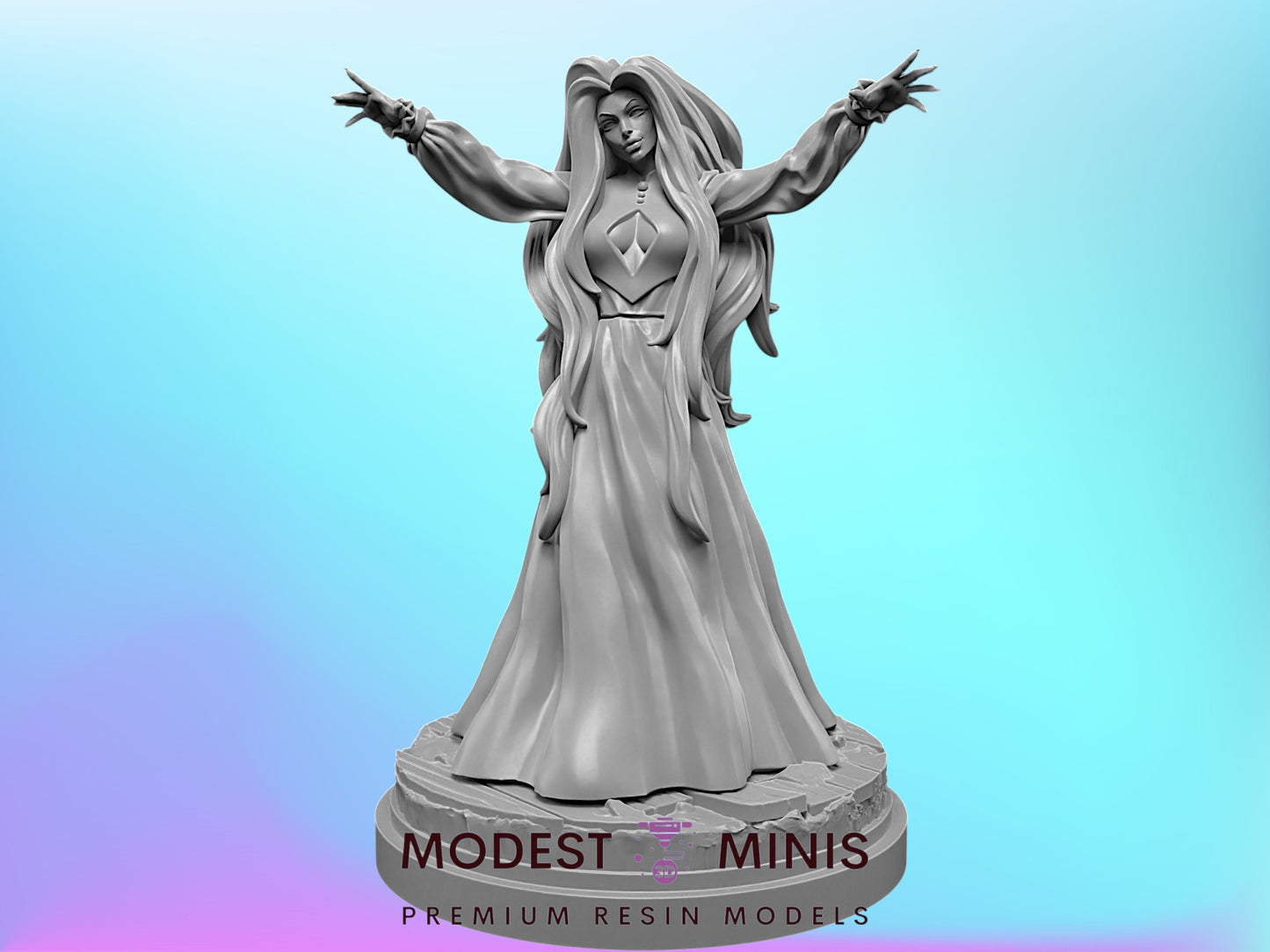 Silver Age Lorelai | 32mm - 40mm Mini | Crisis Protocol Proxy | Superhero | C27