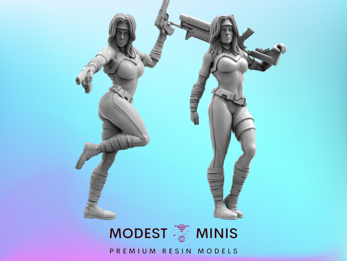 Silver Sablinov - 40mm  Miniature | Crisis Protocol Proxy | Trident