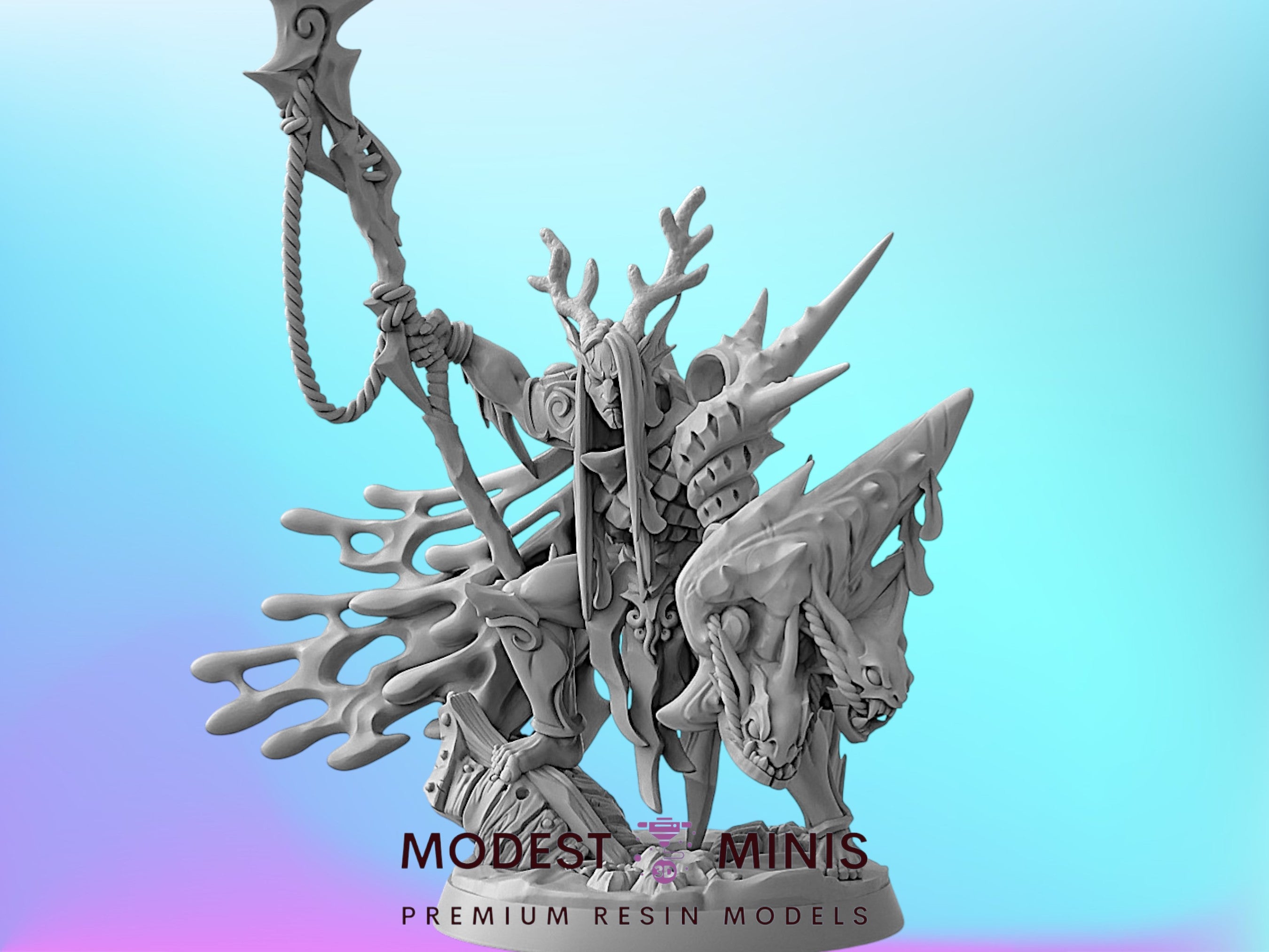 Fantasy triton mini in 28mm+ scale for DnD, Frostgrave and tabletop ...