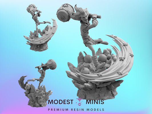 Slapstick | 32mm - 40mm Mini | Superhero | Trident