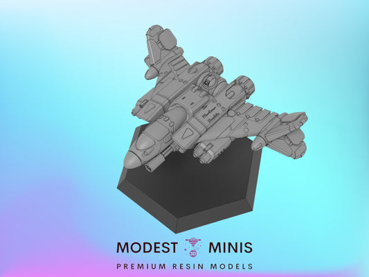 Slayerchik ModCX Plane Aerospace | 1:265 | 285 | 6mm Battletech Scale | Sir Mortimer