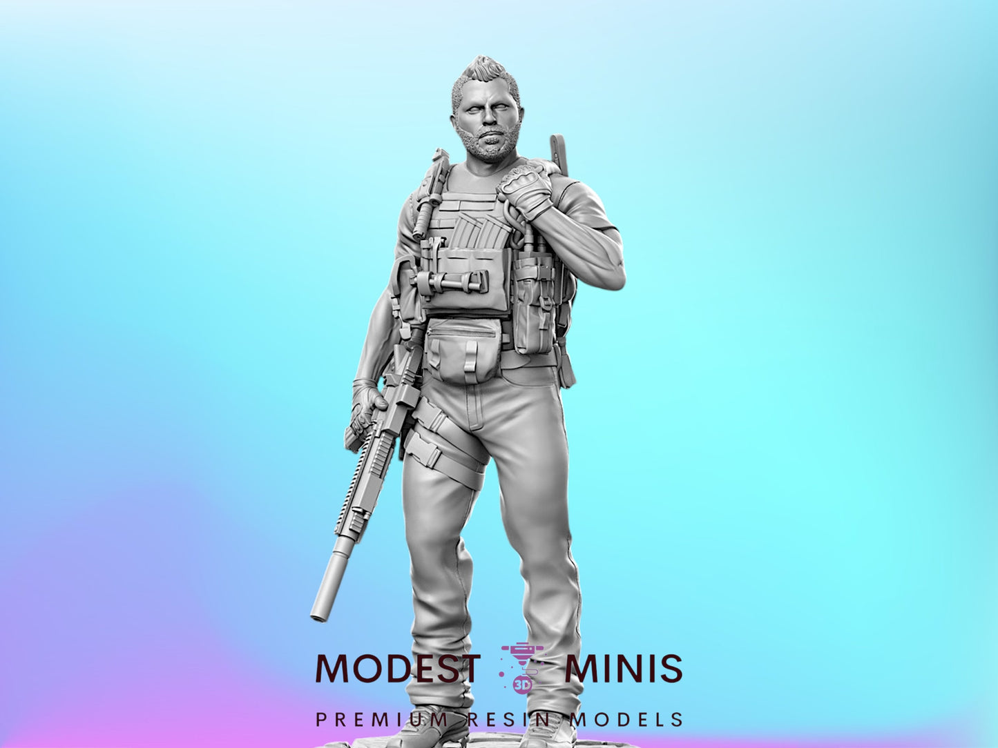 5pc Modern Warfare 2 - 28mm Scale Resin Military Miniature | Zona Alfa | Spectre Ops RN Estudio