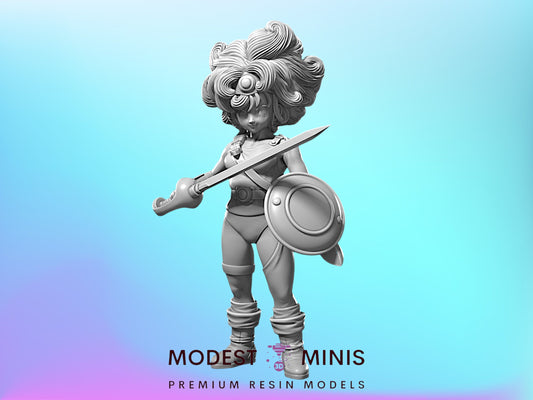 DQ Sofia - 32mm Scale DnD Miniature | Dungeons and Dragons | JRPG Mini - RN Estudio