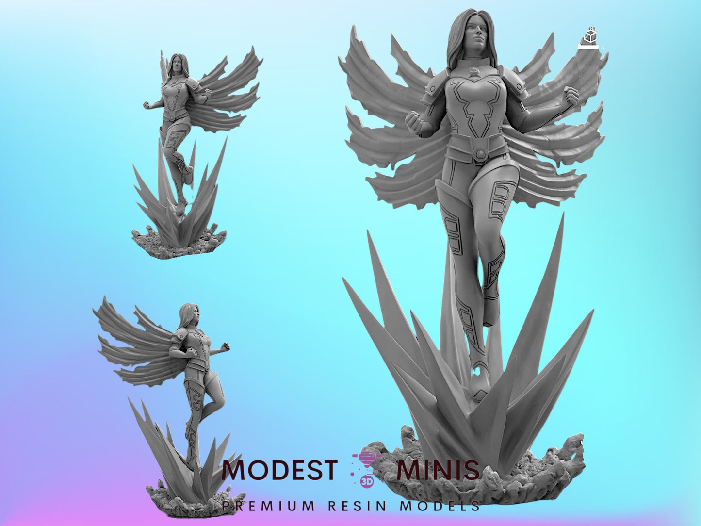 Song Bird | 32mm - 40mm Mini | Crisis Protocol Proxy | Superhero | Trident