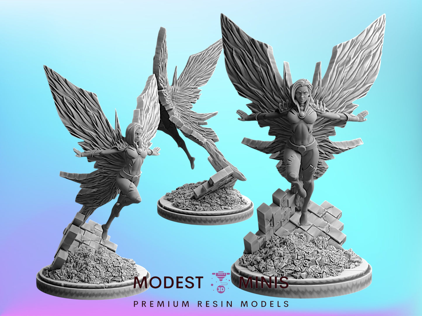 Songbird | 32mm - 40mm Mini | Crisis Protocol Proxy | Superhero | Legion