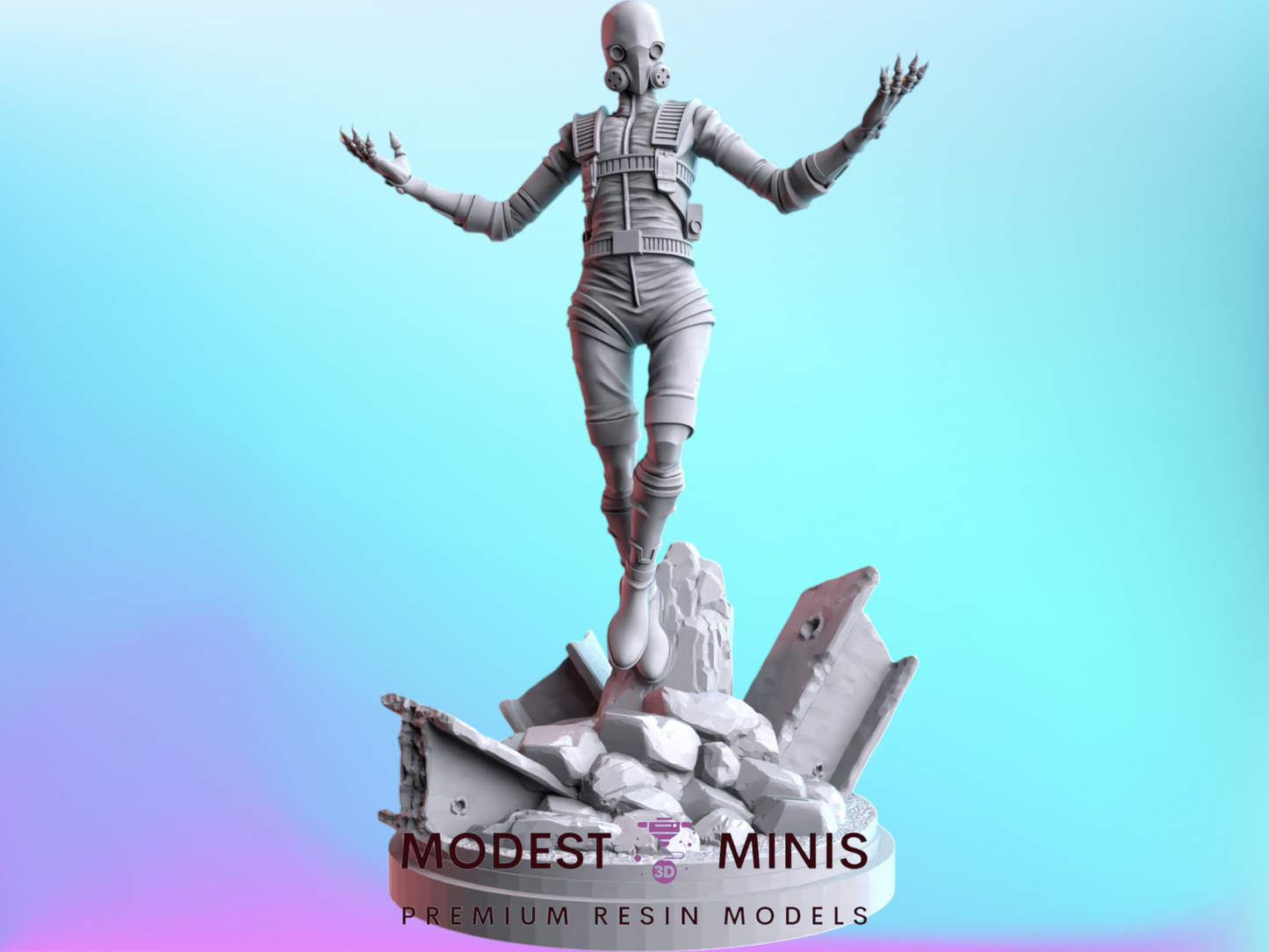 Spooky Glitch - 32mm - 40mm Mini | DnD Mini | Superhero | C27