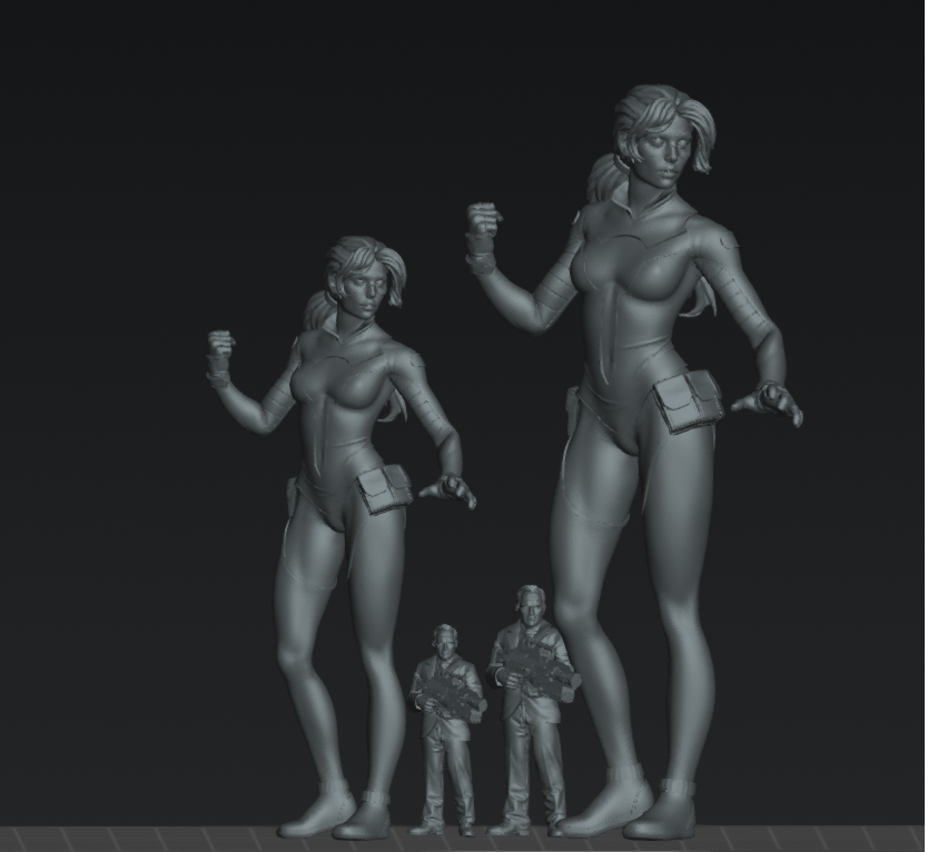 Stature | 32mm - 40mm Mini | Crisis Protocol Proxy | Superhero | C27
