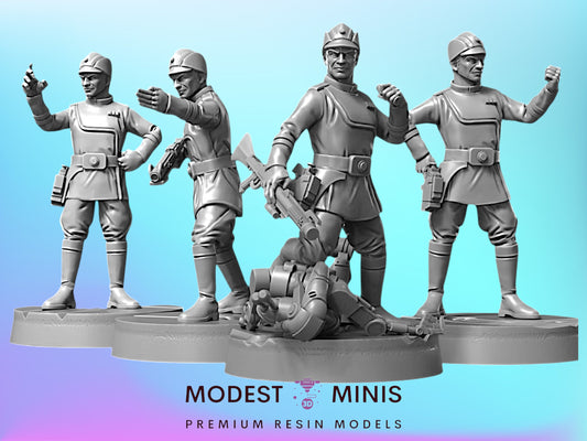Steadfast Officers - 28mm - 40mm Scale WB Star Wars Mini