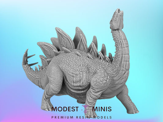 Stegosaurus Cry | 15mm - 40mm Scale Dinosaur Miniature | DnD Frostgrave Mini | Epic