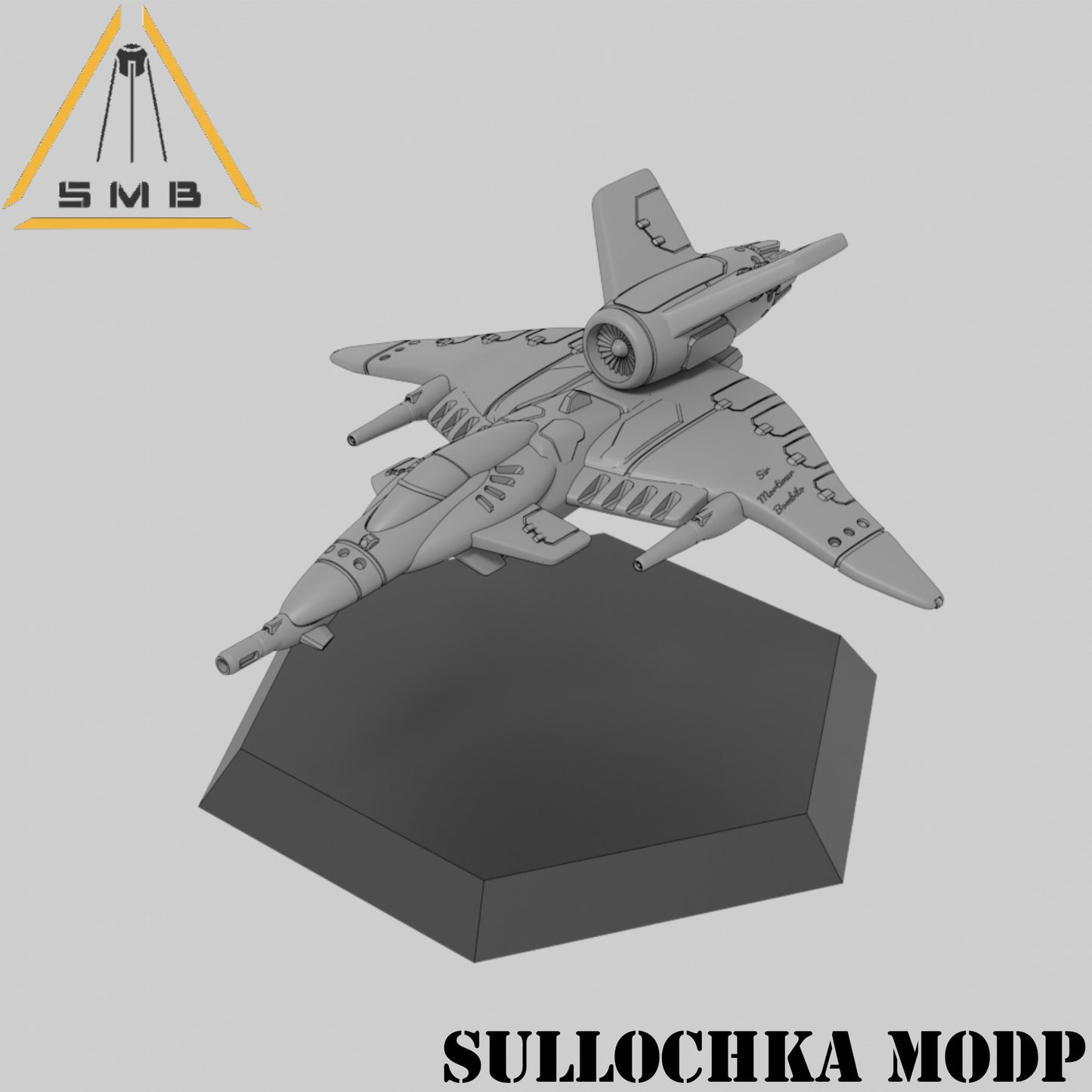 Sullochka ModP Plane Aerospace | 1:265 | 285 | 6mm Battletech Scale | Sir Mortimer