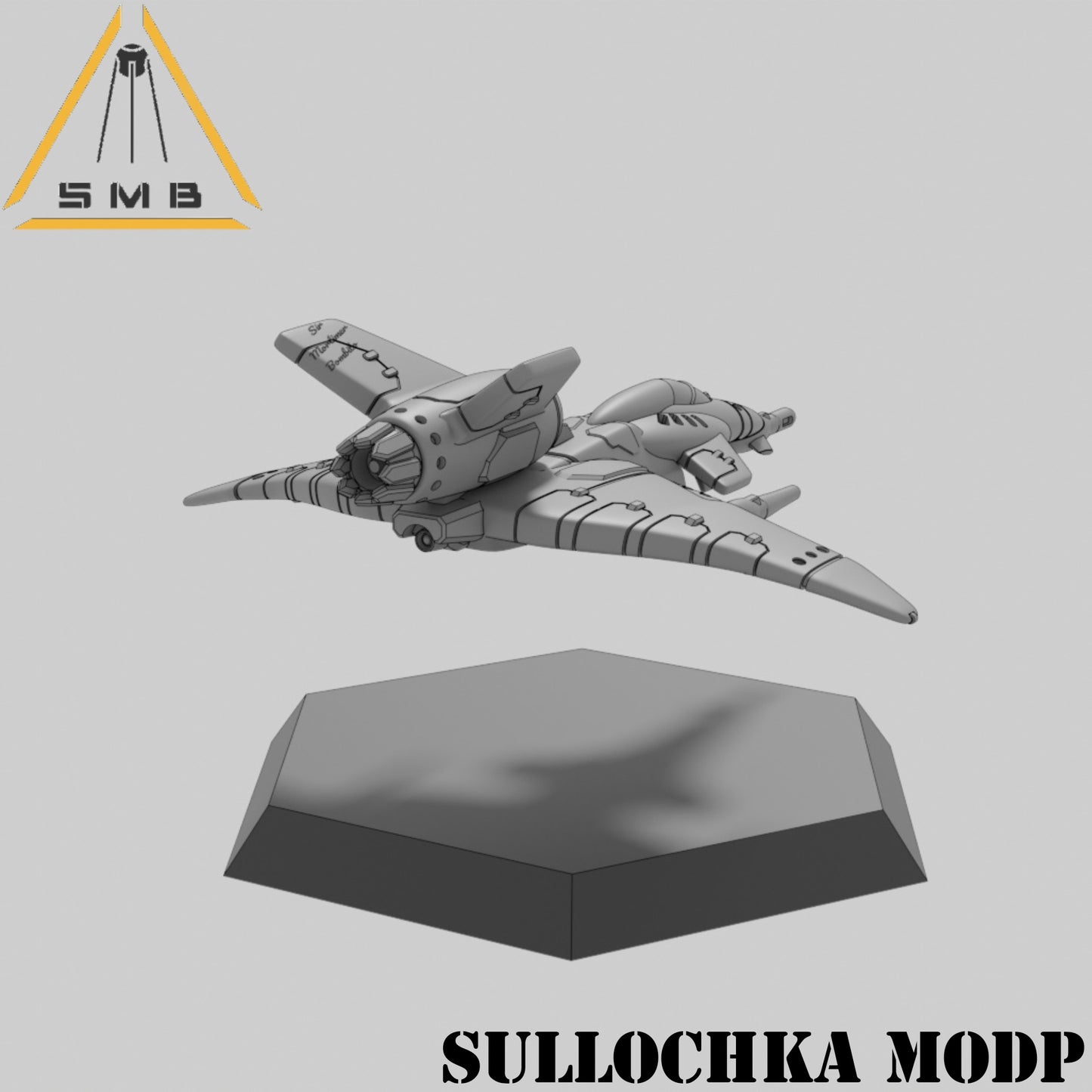 Sullochka ModP Plane Aerospace | 1:265 | 285 | 6mm Battletech Scale | Sir Mortimer