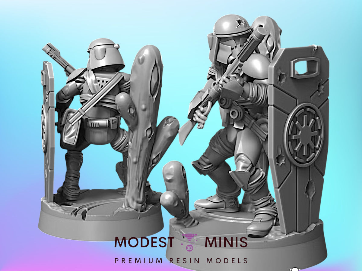 Steadfast Spec Ops Survivors - 28mm - 40mm Scale WB Star Wars Mini